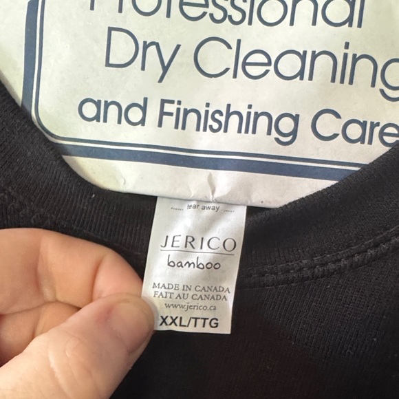 Black Crewneck Men's Sweater - Picture 3 of 4